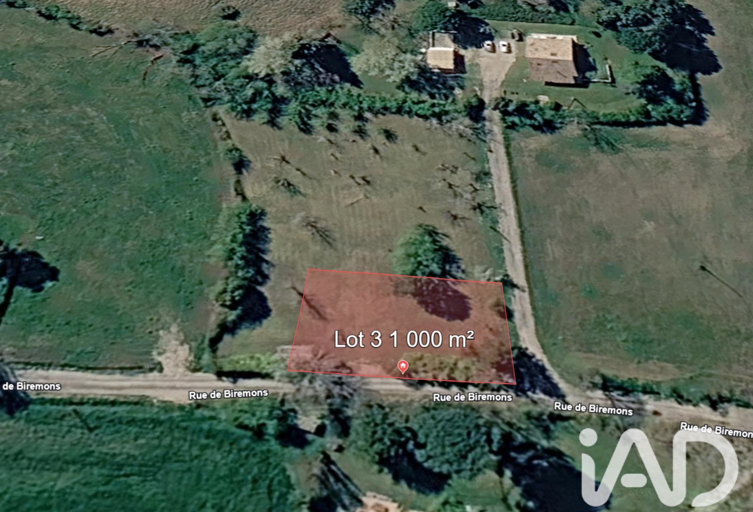 Vente Terrain à bâtir 1 000 m&sup2; — photo 1