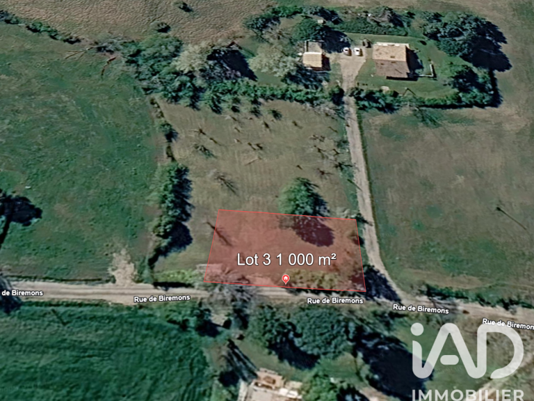 Vente Terrain à bâtir 1 000 m&sup2; — photo 1