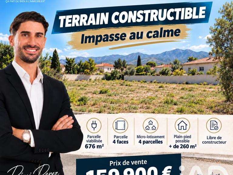 Vente Terrain à bâtir 676 m&sup2; — photo 1