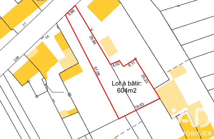 Vente Terrain à bâtir 604 m&sup2; — photo 2