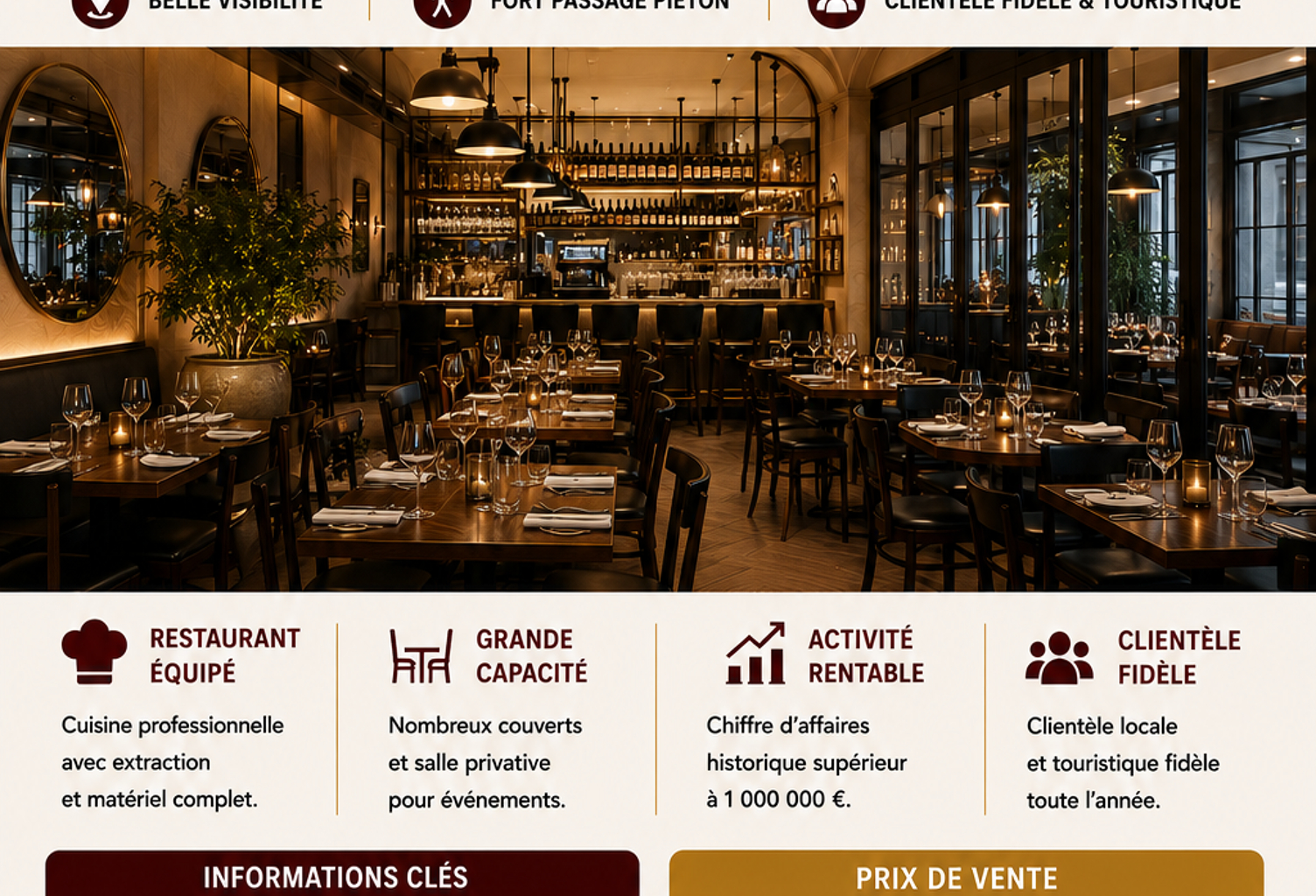 Vente Restaurant 360 m&sup2; — photo 1