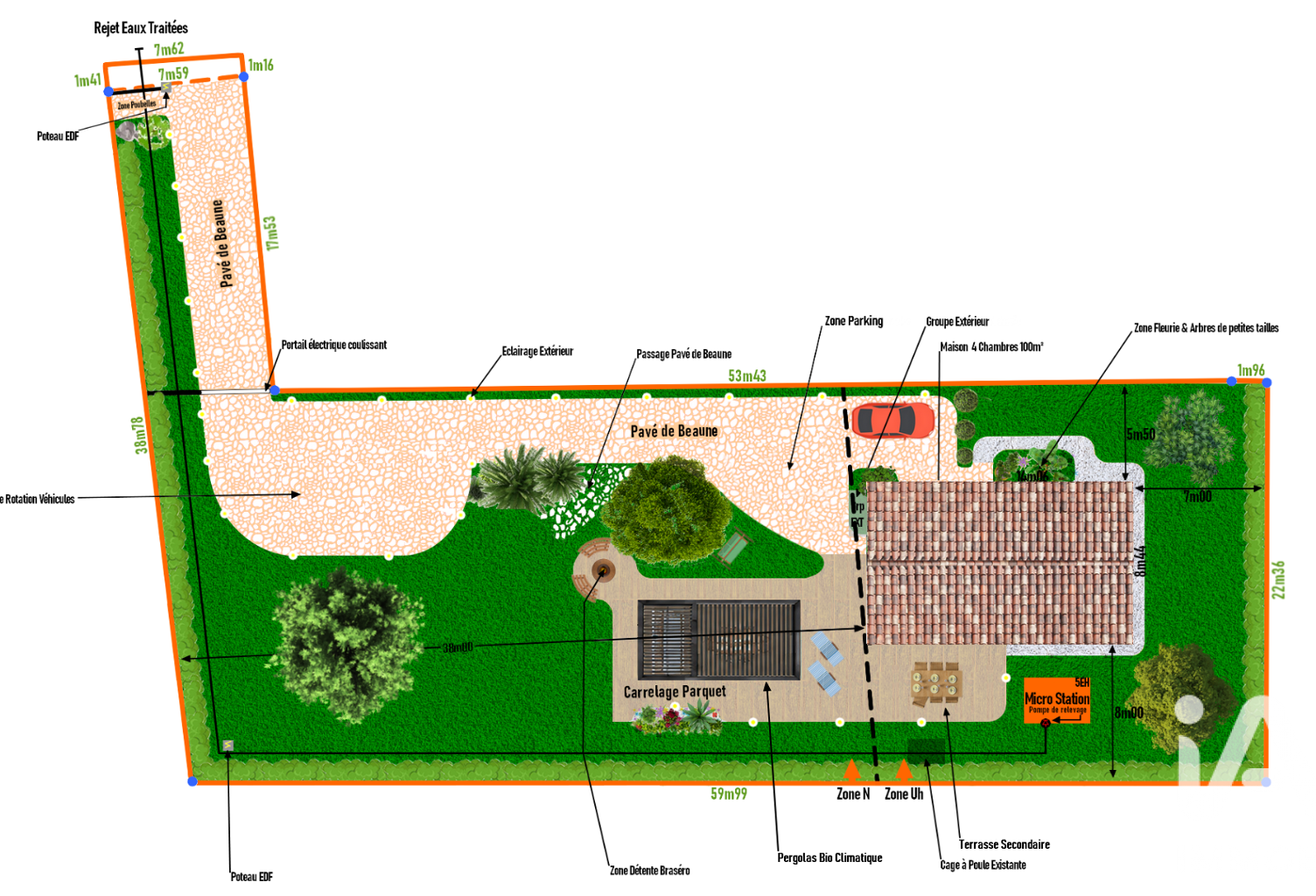 Vente Terrain à bâtir 1 490 m&sup2; — photo 1