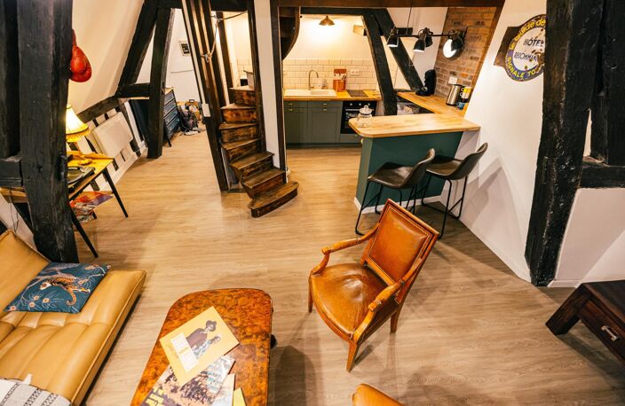 Duplex centre ville de rouen, Quartier St Maclou — photo 4