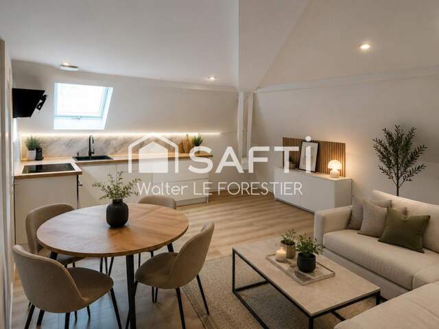 APPARTEMENT T2 Bis DUPLEX RENOVE AVEC JARDIN ET PLACE DE PARKING — photo du bien