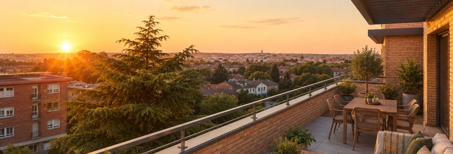 Appartement neuf T2, T3, T4 Pièce 40 à 88 m² à vendre à Toulouse (31000)