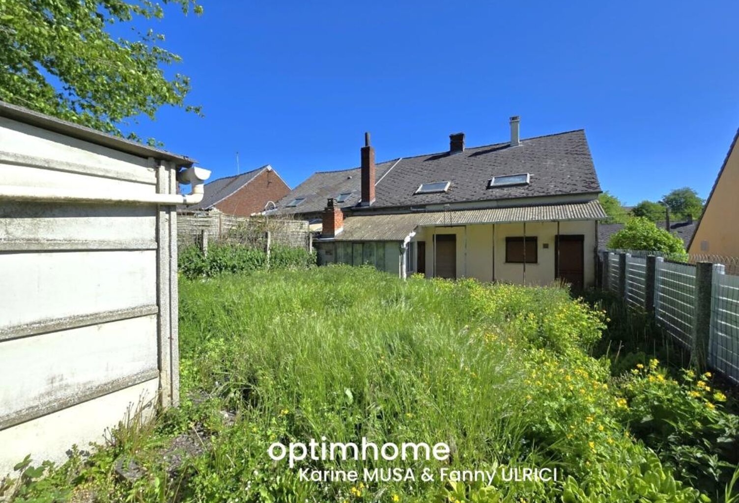 HIRSON (02) - 🏡 Vente maison avec 2 chambres 🛏️🛏️, grenier aménageable, terrasse et terrain ☘️ — photo 1