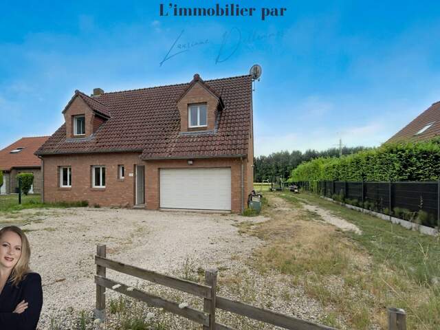 Pavillon individuel semi plain-pied 130 m2, 4 chambres avec garage et son studio indépendant de 30m2 - Thun Saint Amand (59) de 130m2 — photo du bien