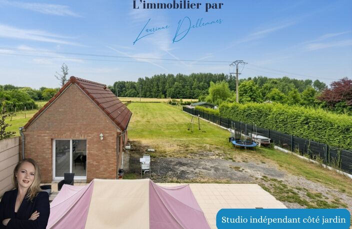 Pavillon individuel semi plain-pied 130 m2, 4 chambres avec garage et son studio indépendant de 30m2 - Thun Saint Amand (59) de 130m2 — photo 2