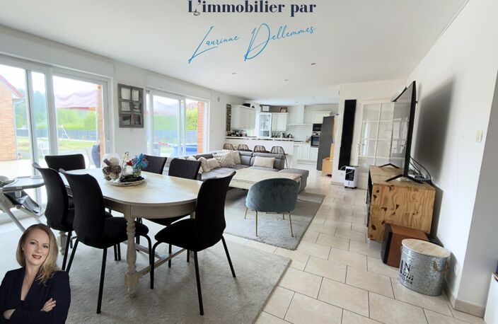 Pavillon individuel semi plain-pied 130 m2, 4 chambres avec garage et son studio indépendant de 30m2 - Thun Saint Amand (59) de 130m2 — photo 3