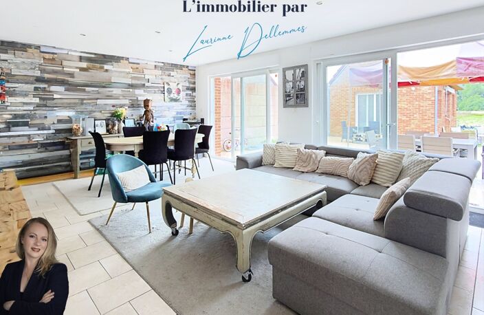 Pavillon individuel semi plain-pied 130 m2, 4 chambres avec garage et son studio indépendant de 30m2 - Thun Saint Amand (59) de 130m2 — photo 4