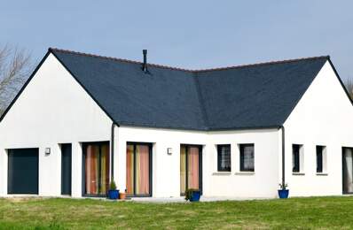 Maison contemporaine de plain-pied de 128 m² à Plouhinec, à proximité immédiate du littoral. Disponible en 2027 — photo du bien