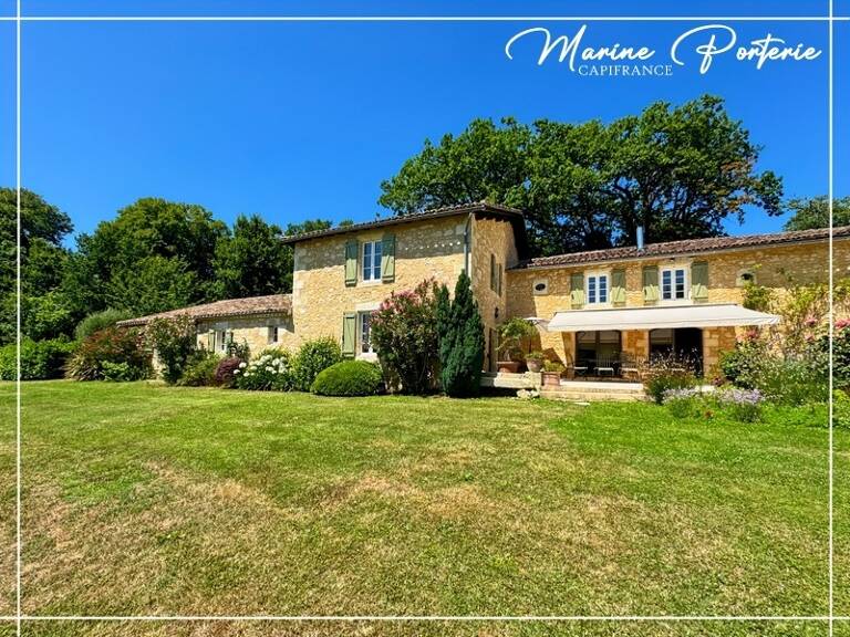 Propriété de charme en pierre – volumes exceptionnels – piscine – vue dégagée – proche Auch — photo 1