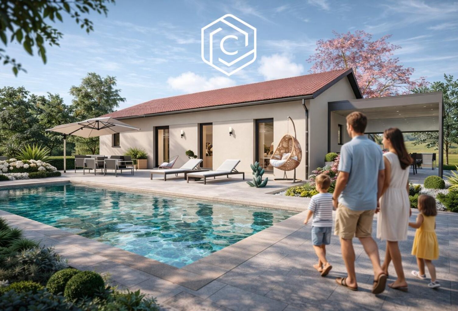 Projet d'une maison individuelle de 85m2 avec terrain à CHEYSSIEU (38) — photo 1