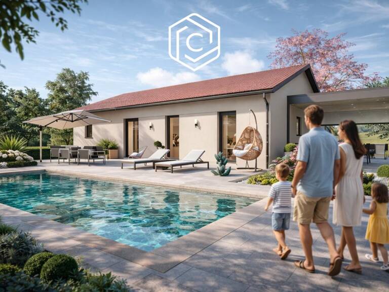Projet d'une maison individuelle de 85m2 avec terrain à CHEYSSIEU (38) — photo 1
