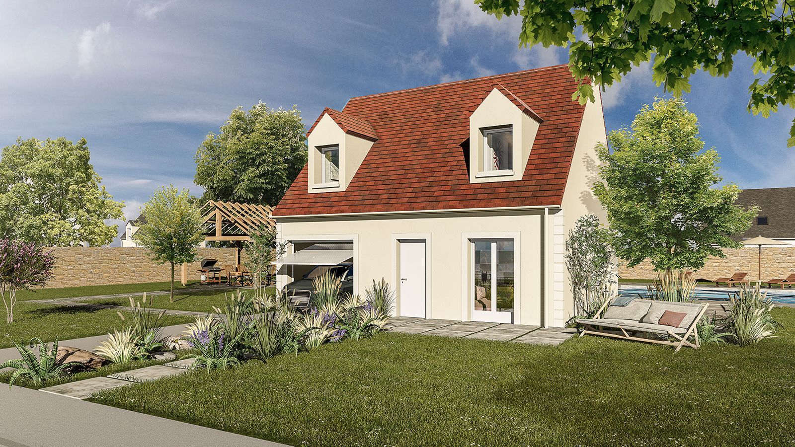 Faites construire votre maison 82.35 m² avec terrain à ERAGNY-SUR-EPTE (60) !