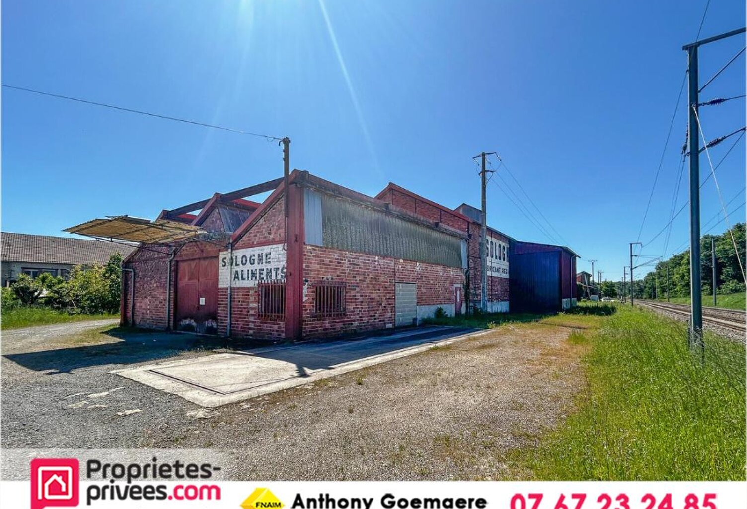 Entrepôt Châtres Sur Cher 1080 m2 — photo 1
