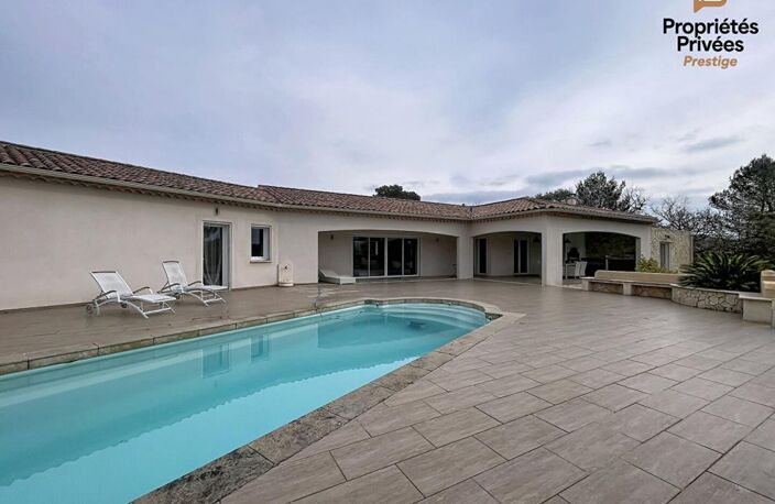 Villa de plain-pied 205 m², vue Mont Aurélien, piscine chauffée - Ollières — photo 3