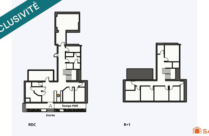 local commercial de caractère 295 m2 +cave+combles — photo 4
