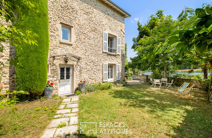 Maison en pierre de 280 m² avec jardin, vue Rhône -Condrieu — photo 3