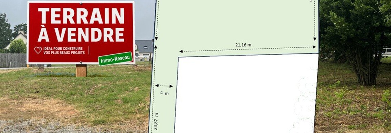 Terrain  557 m² à vendre à Pluméliau-Bieuzy (56930)