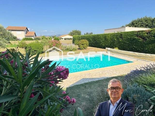 Maison Vue Ardèche, piscine, terrain constructible — photo du bien