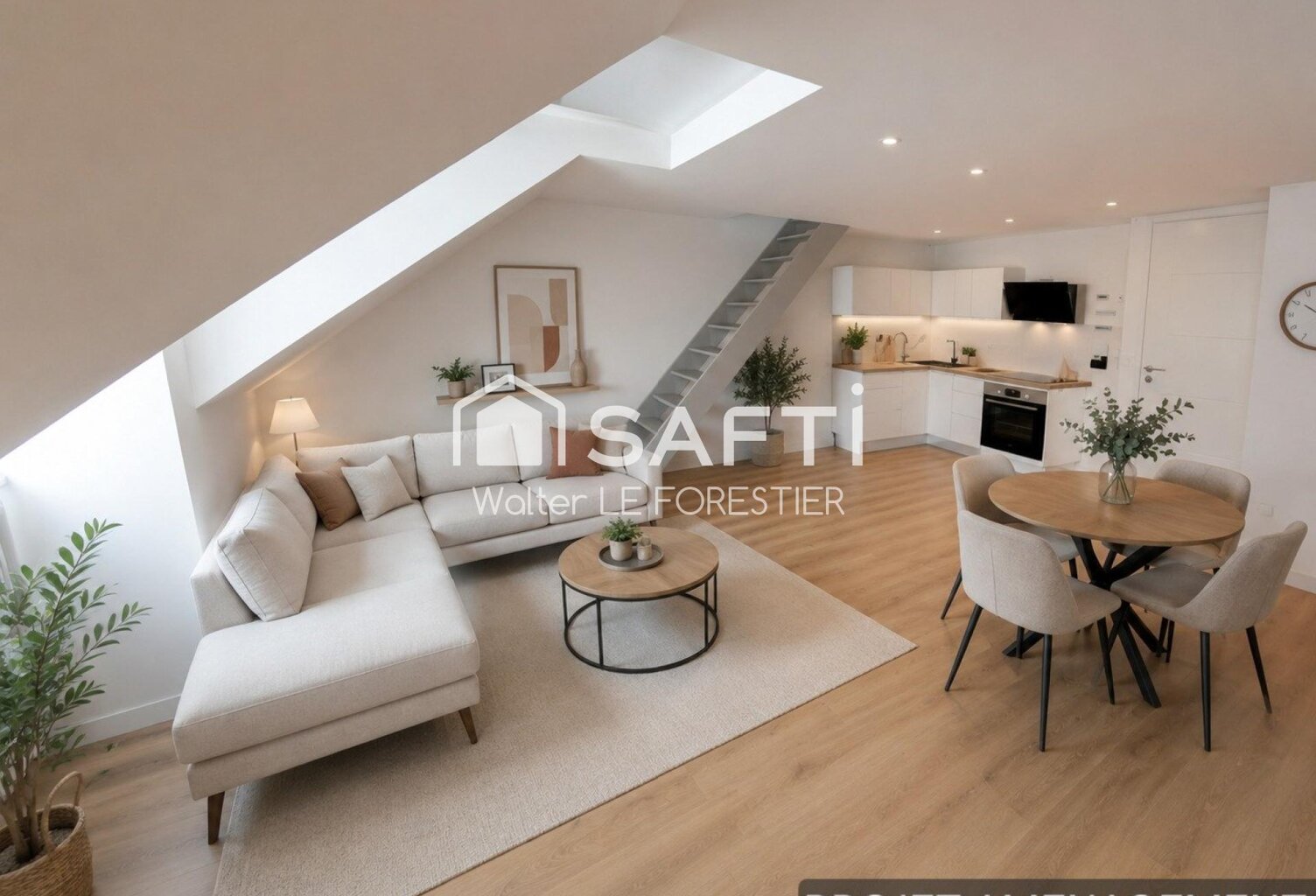 APPARTEMENT T3 DUPLEX RENOVE AVEC JARDIN ET PLACE DE PARKING — photo 1