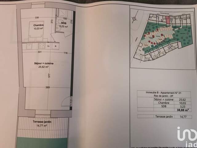 Vente Appartement 2 pièces — photo du bien