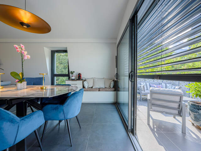 Aix centre, Type 3 en attique avec garage — photo du bien