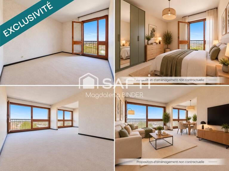 Domaine d'Aunette, appartement T4, vue dégagée, de nombreux rangements — photo 1