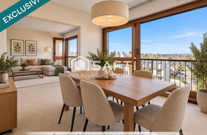 Domaine d'Aunette, appartement T4, vue dégagée, de nombreux rangements — photo 3