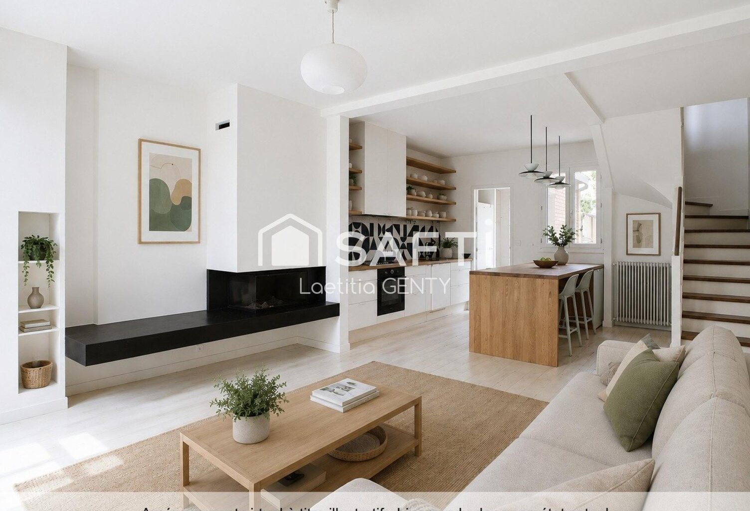 COLOMBES - MAISON 120 M² - 3 CHAMBRES + BUREAU — photo 1