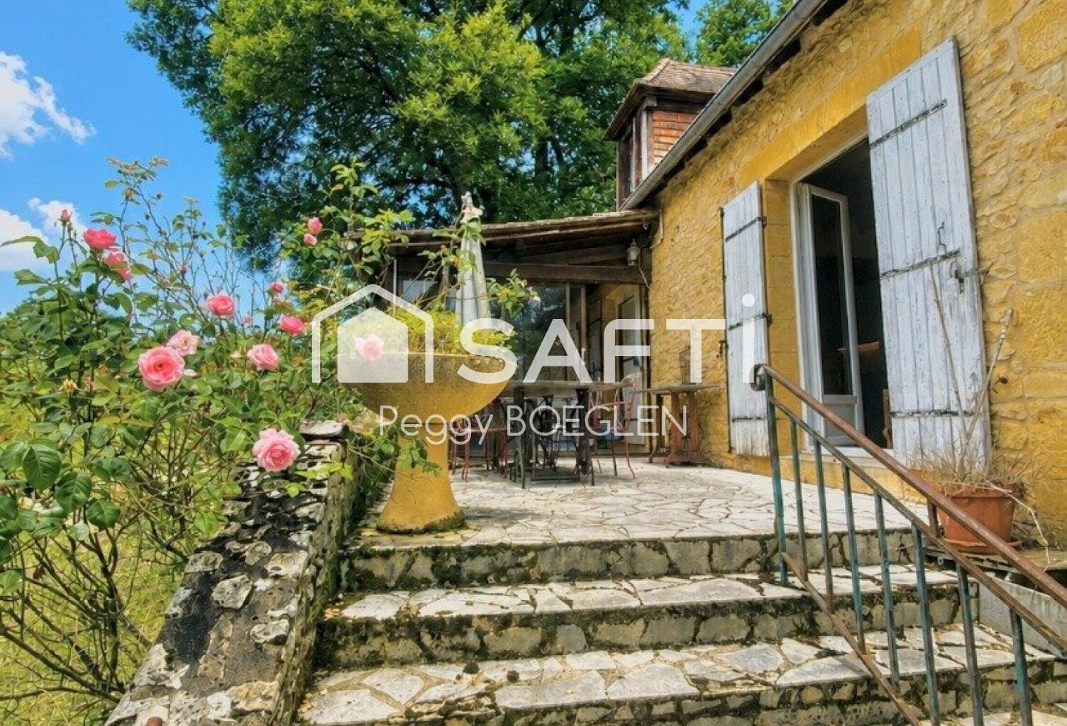 SUPERBE MAISON PERIGOURDINE EN PIERRES DE 1850 A BEAUMONTOIS EN PERIGORD — photo 1