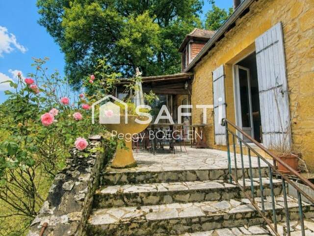 SUPERBE MAISON PERIGOURDINE EN PIERRES DE 1850 A BEAUMONTOIS EN PERIGORD — photo du bien