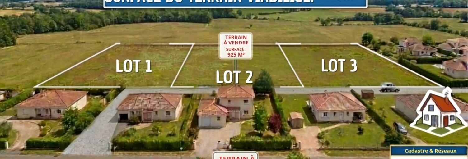 Terrain  925 m² à vendre à Buxerolles (86180)
