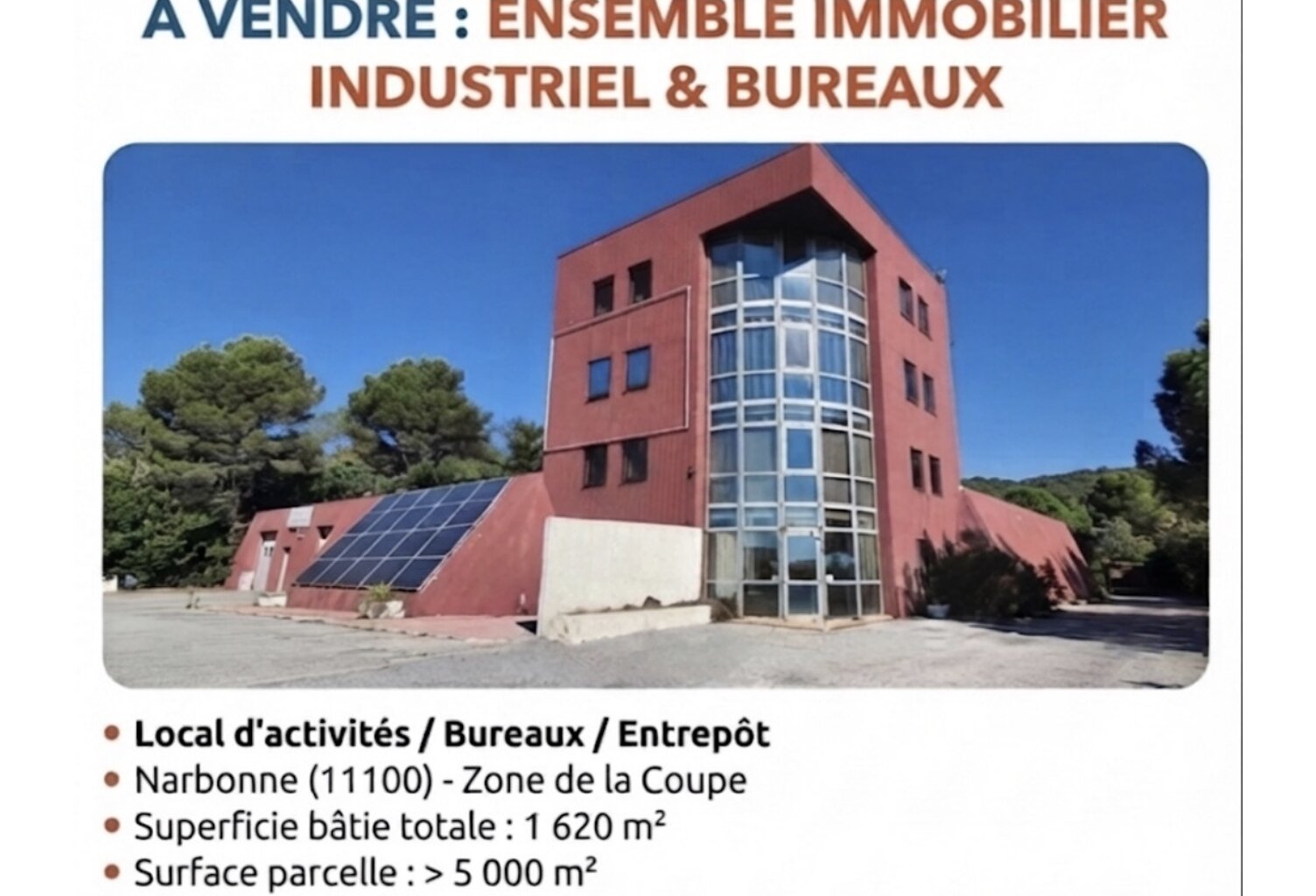 Vente Boutique/Local commercial 1 620 m&sup2; — photo 1