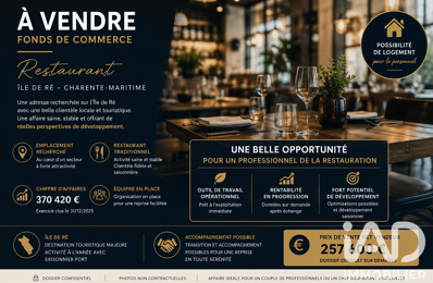Vente Restaurant 80 m&sup2; — photo du bien
