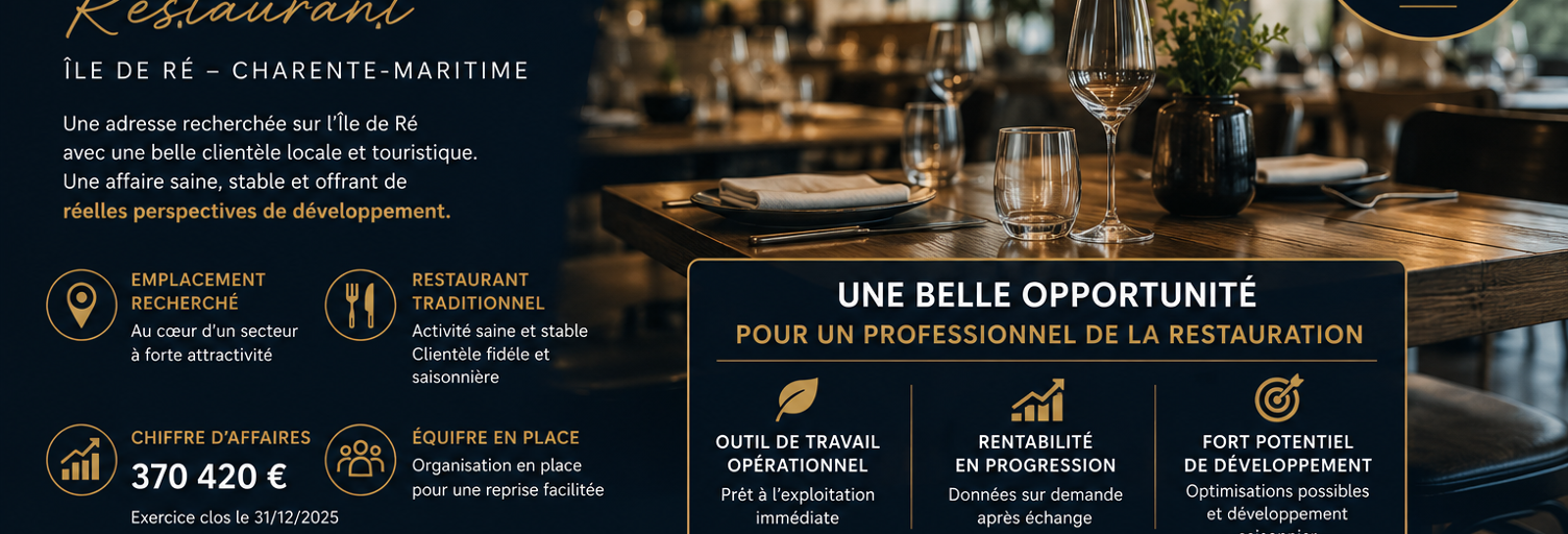 Commerce  80 m² à vendre à Saint-Martin-de-Ré (17410)