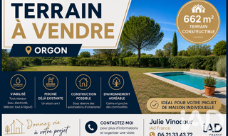 Terrain  662 m² à vendre à Orgon (13660)