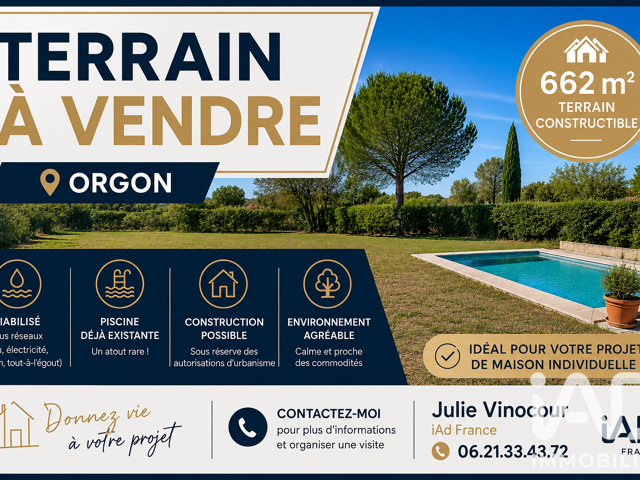 Vente Terrain à bâtir 662 m&sup2; — photo du bien