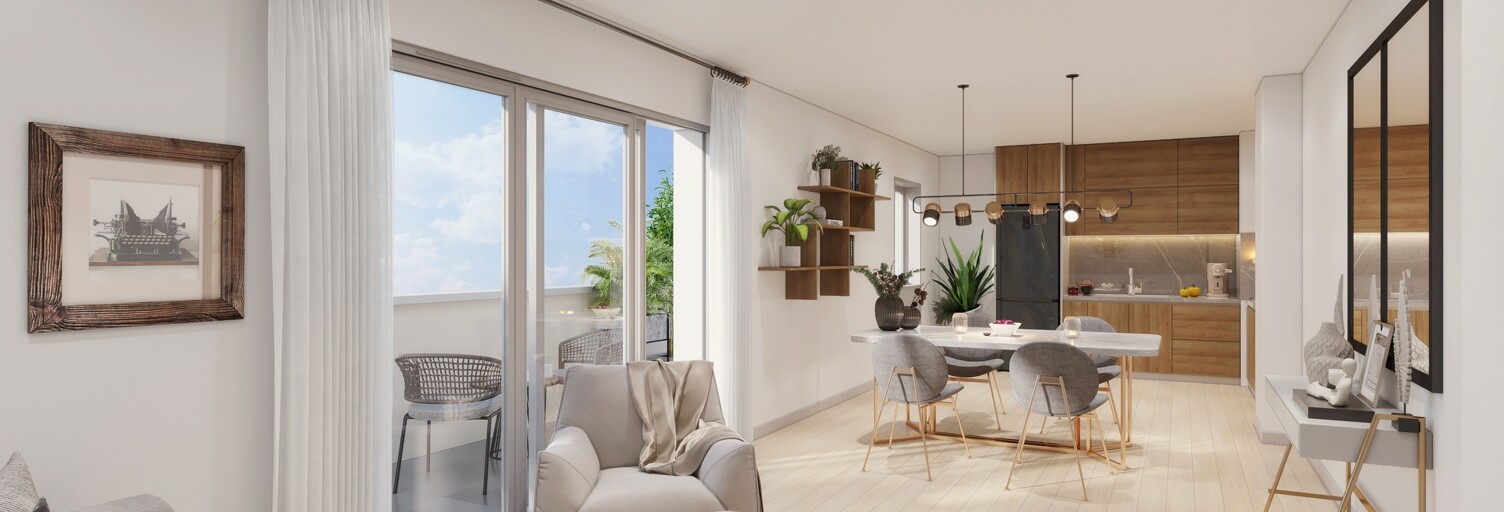 Appartement neuf T2, T3, T4 Pièce 45 à 78 m² à vendre à Lille (59000)