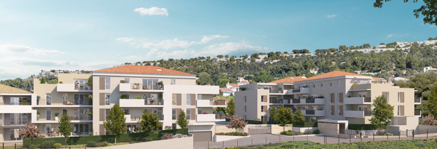 Appartement neuf T2, T3, T4 Pièce 42 à 80 m² à vendre à Vitrolles (13127)