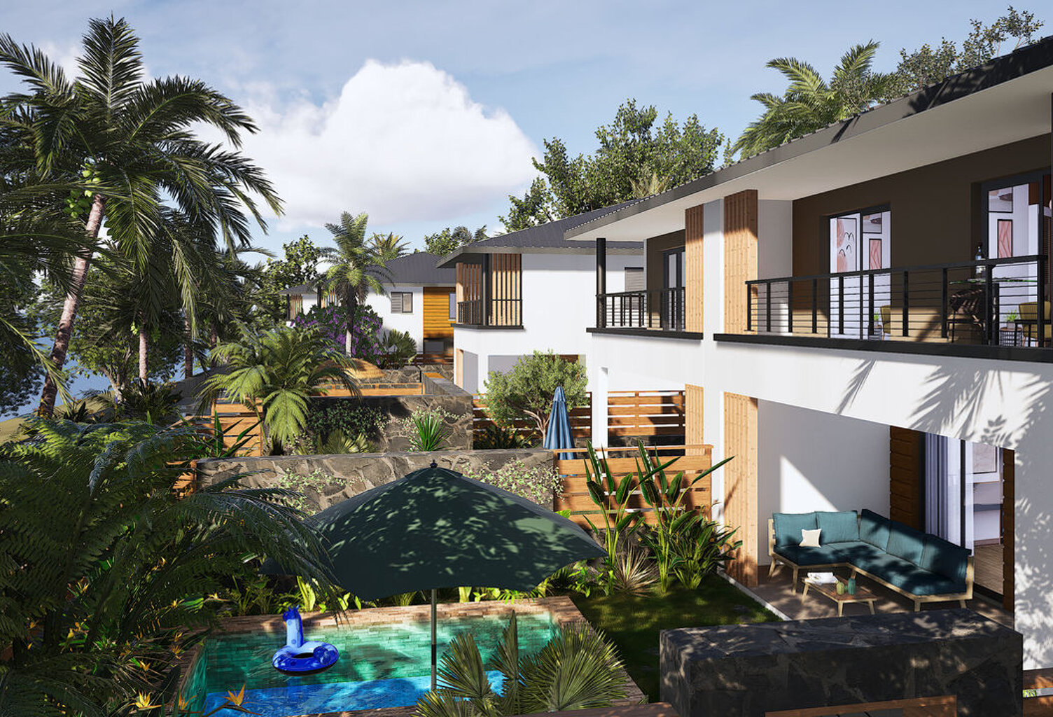 VILLA T5 GRAND BOIS VUE MER AVEC PISCINE — photo 1
