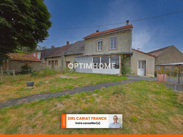 Maison à vendre 5 pièces FLEURAT (23) — photo du bien