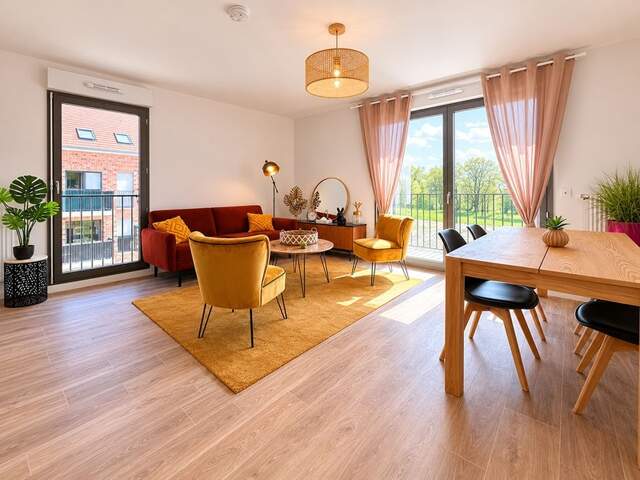 3 pièces avec terrasse et praking — photo du bien