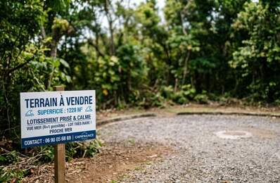 Terrain constructible à vendre emplacement d'exception, mer, de 1 229,00 m² SAINTE ANNE (971) — photo du bien