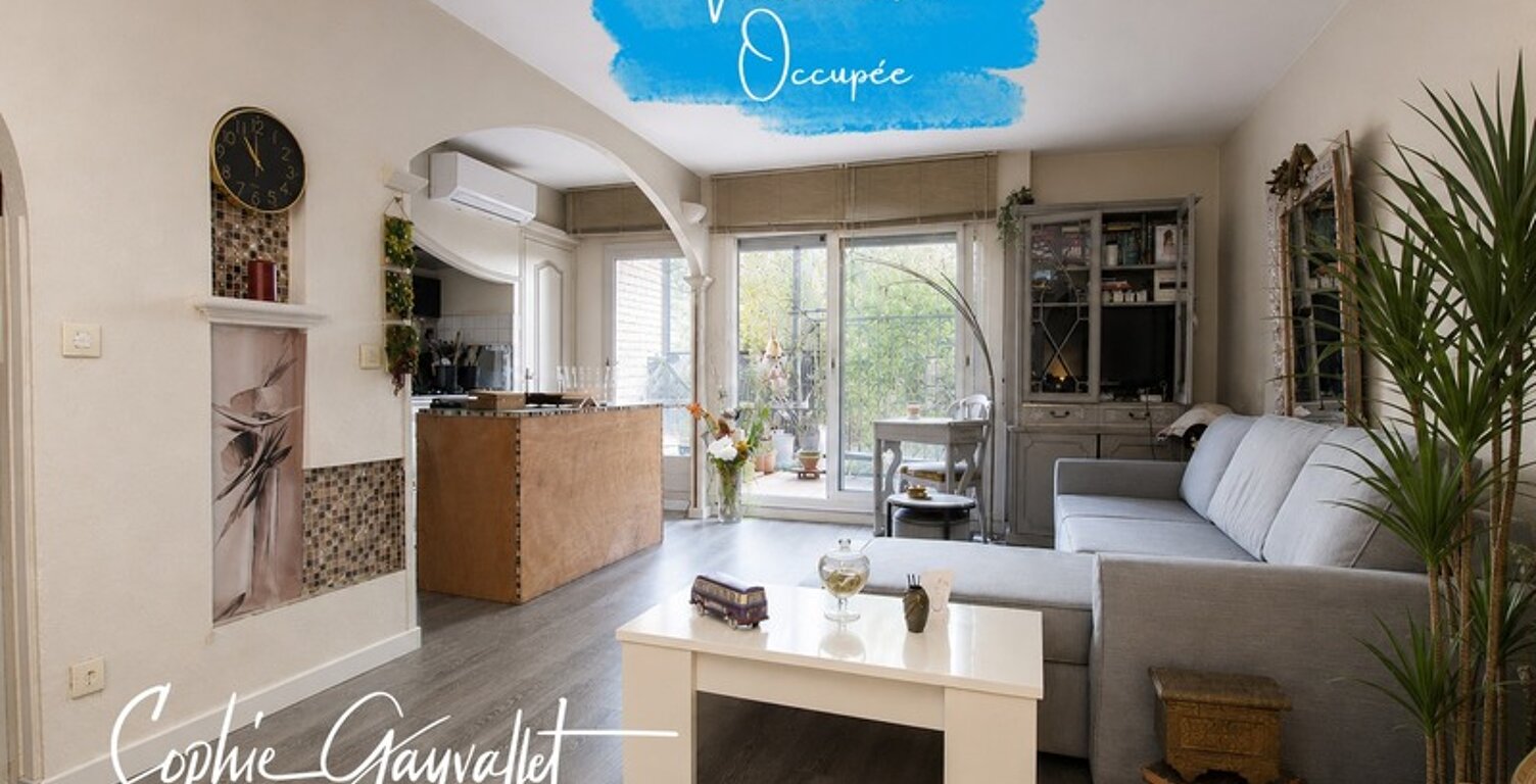 Vente à terme occupée – T2 avec terrasse, jardin, parking et box – Aix-en-Provence — photo 1