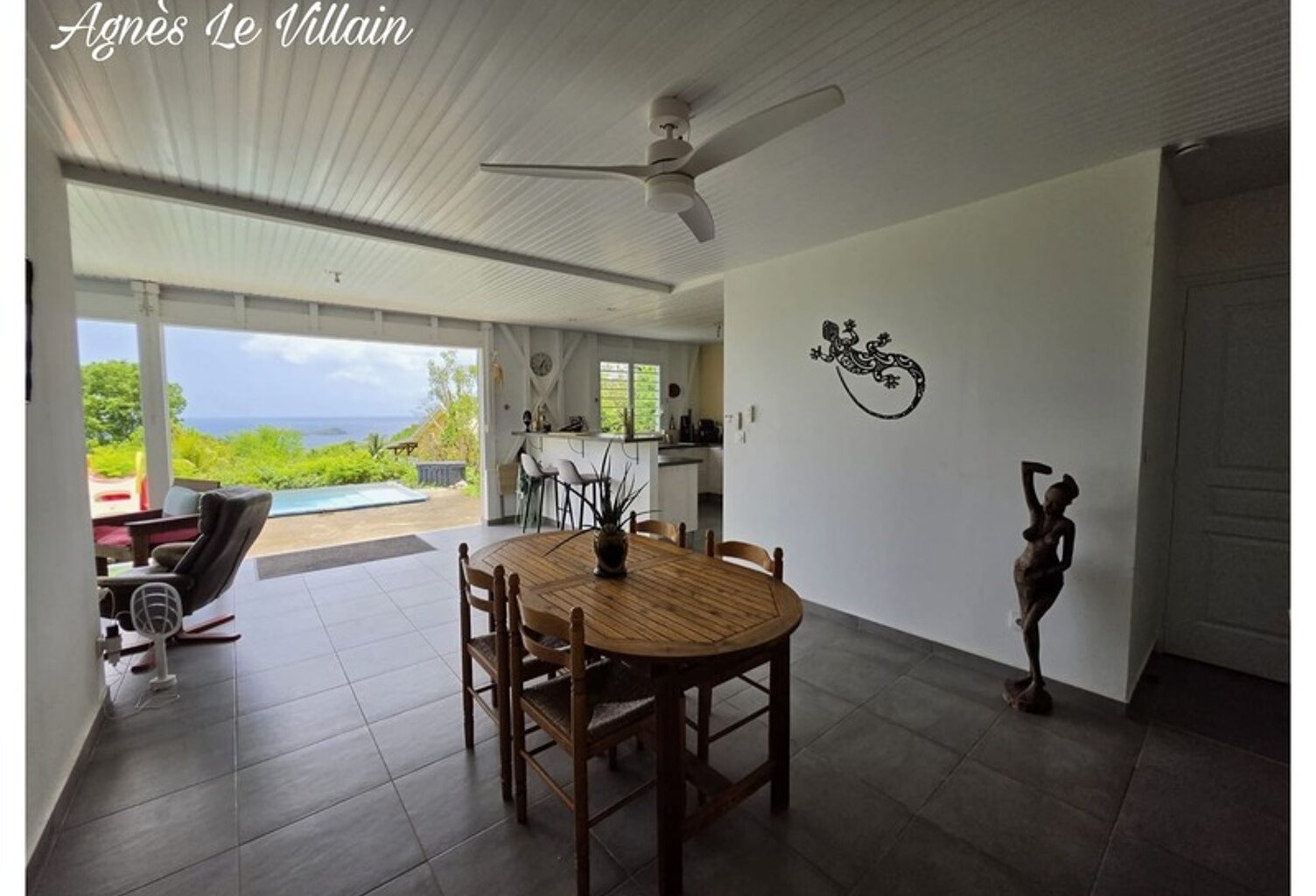 Maison Récente Vue Mer avec Piscine — photo 1