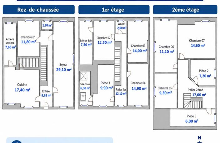 Faremoutiers – Maison familiale de 220 m², 7 chambres et jardin — photo 2