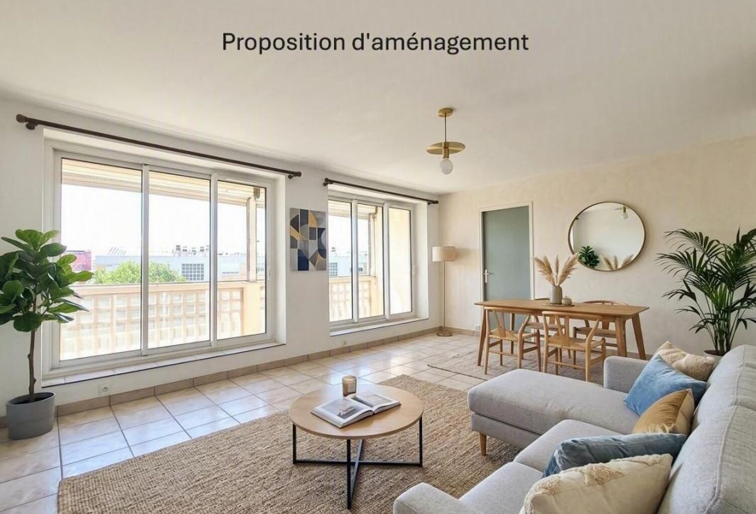 Croix-Luizet - T3 lumineux de 64 m² – Dernier étage avec balcon et vue dégagée — photo 1