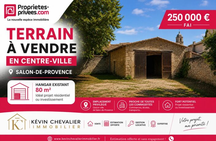 Salon-de-Provence Centre Hangar à rénover sur terrain constructible de 435 m² — photo 3